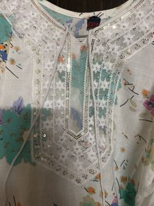 Floral Print Kurta
