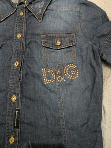 Y2K D&amp;G Denim shirt