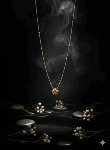 Gold Flower Pendant Necklace