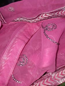 Pink Light Weight Saree