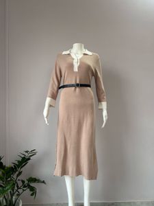 Ribbed Sweater Dress