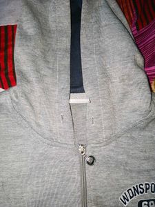 Grey WDN Sports Track Hoodie
