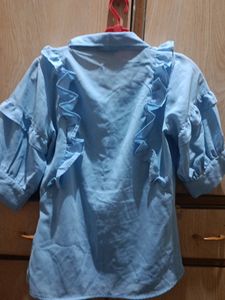 Blue Formal Party Casual Shirt