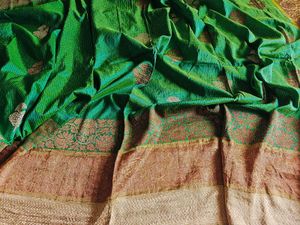 Pure Mulberry Silk Kattam Banarasi