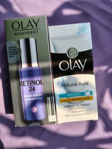 Olay Retinol 24 Night Serum & Cream Combo