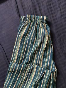 Green Printed Kurta set