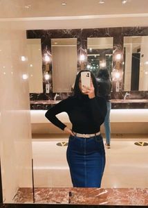 Denim Maxi Skirt