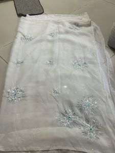 Embroidered saree