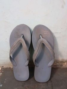 Gray Flip-Flops Relaxo for slippers