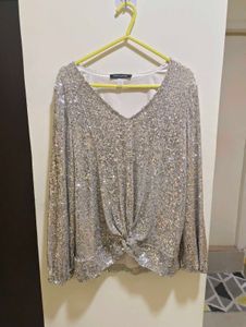 Sequin Long Sleeve Top