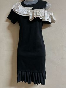 Korean Pintrest Black One Piece🖤