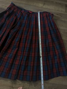 Korean Check Imported Skirt