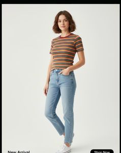 Striped Tee & Jeans Outfit
