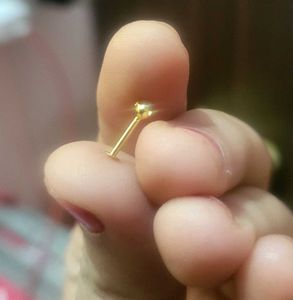 Pearl Stud Gold nose pin