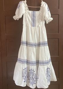 WESTSIDE White Embroidered Dress