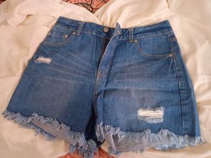 Rugged Denim Shorts