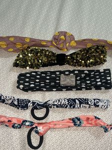 hair bands and hai ties