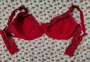 Sexy Red Underwired Bra