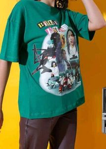 Green Billie Eilish Graphic Tee