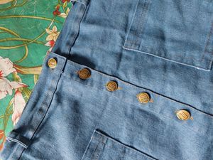 Cotton Denim Skirt