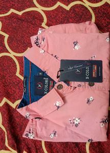 Blossom Breeze Casual Shirt – Soft Pink