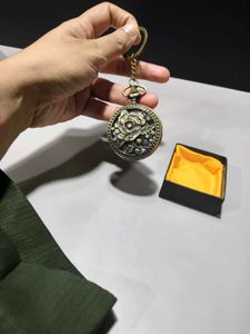 Vintage Rose clock Keychain