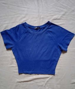 Bonker Blue Baby Tee