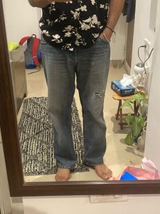 Worn Blue Jeans
