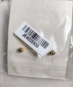 Mirror Reflection - Pearl In Cage Of Gold Earrings