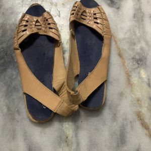 pure leather women flats