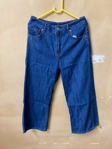 Wide Leg Cropped Jean's