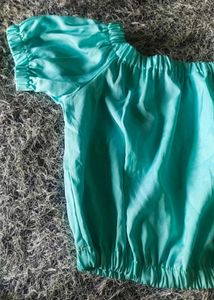 Cute Blue Crop Top