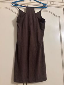 Casual Brown Mini Dress