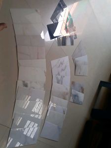 Acrylic Collection white and grey shades 33 Sheets