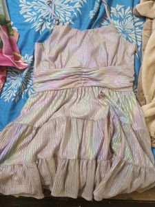 Sparkly Tiered Mini Dress