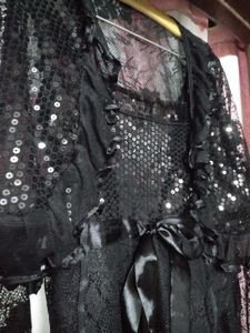 Elegant Black Lace Dress