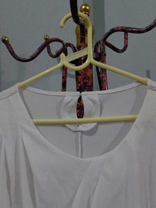 Korean Off-white Top