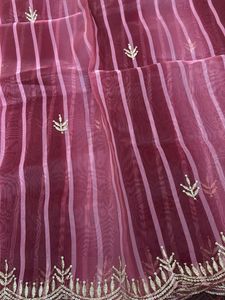 Striped Organza Fabric