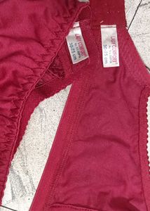 Rose Pink Color Bra And Panty Set