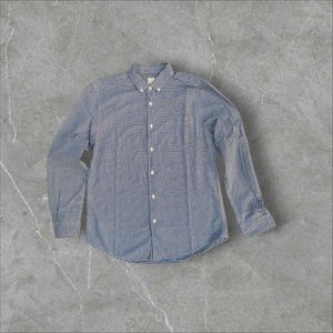 Checkered Blue Long Sleeve Shirt