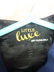 Boys&#39; Blue Embroidered Indowestern Kurta