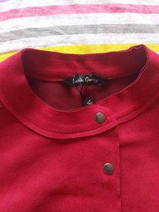 Chic Red Velvet Korean Y2k Top