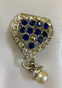 Blue &amp; Silver Heart Jewelry Set