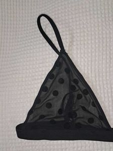 Sexy Black Net Bra