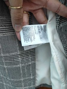 H&amp;M Plaid Blazer