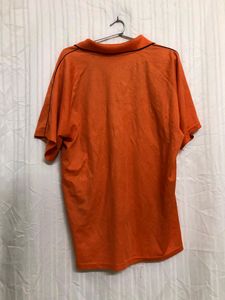 Orange Short Sleeve Polo T Shirt