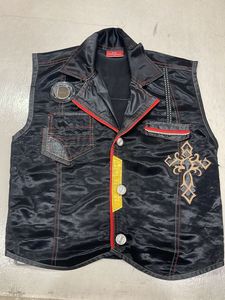 Edgy Black Vest