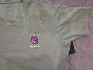 girls Cute Butterfly Graphic T-Shirt