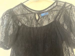 Black Lace Top