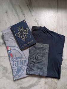 2 Combo Cotton Tshirts For Men